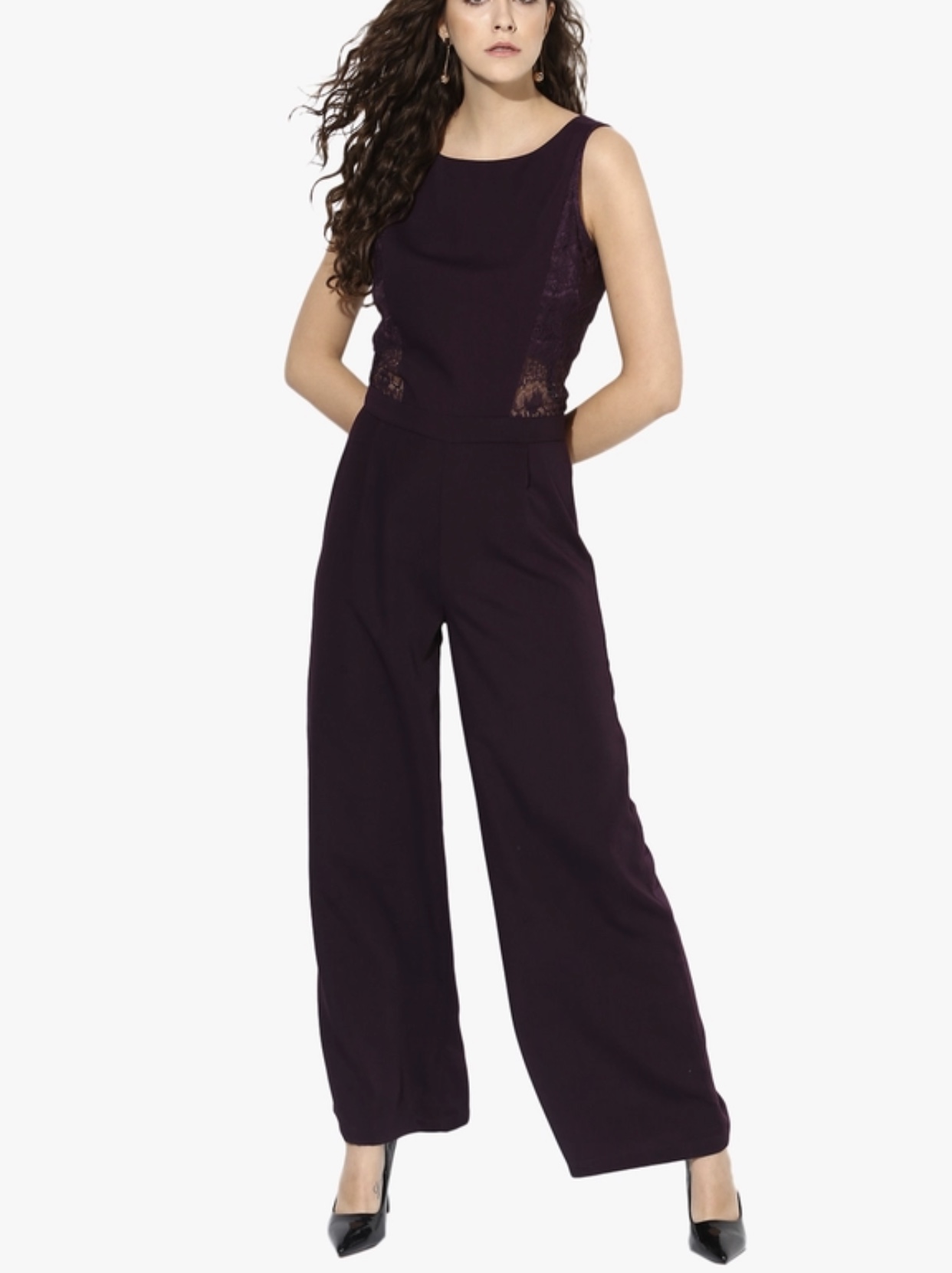 plum jumpsuit