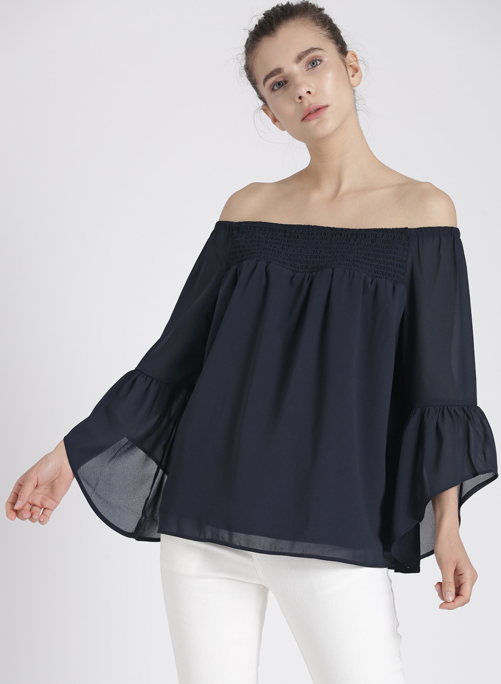 Black Off Shoulder Top – Saad Ibrahim