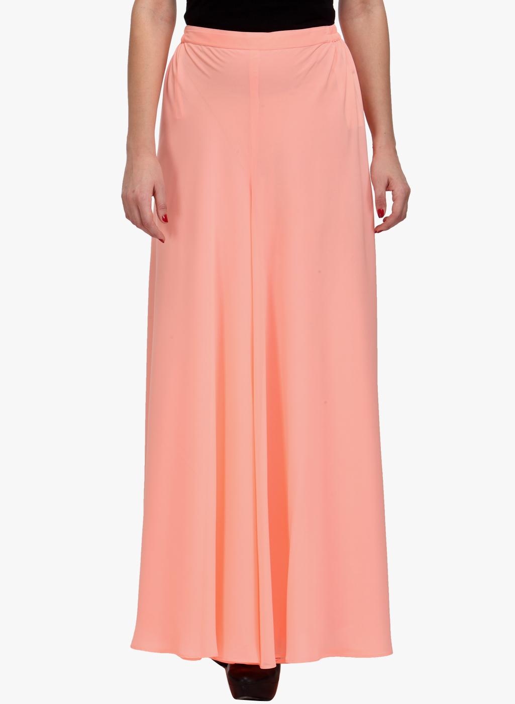 Solid Peach Casual Skirt – Saad Ibrahim