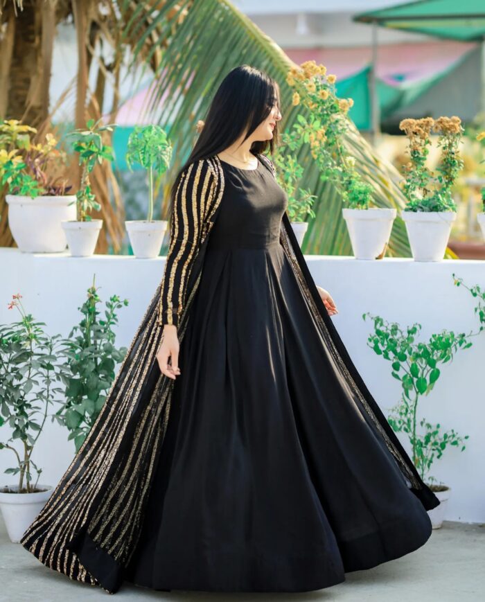 Pin by Rutuja shah on Dresses | Long gown design, Fancy dresses long, Long  frocks for women
